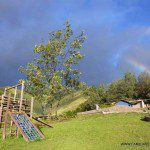 El arco iris visitando el león Dormido