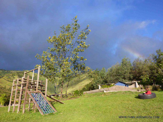 El arco iris visitando el león Dormido