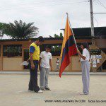 Enseyos para la ceremonia de jura de bandera