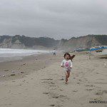 En estas playas no falta espacio para que los niños corran libres