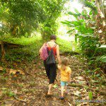 Caminando por la isla