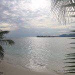 La playa enmarcada