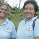 Las profesoras Bienvenida y