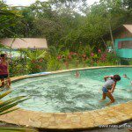 La piscina de casa colores