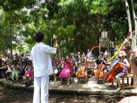 primer concierto orquesta infantil Montezuma
