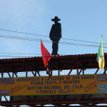La silueta de Sandino da la bienvenida en San Ramón La silueta de Sandino da la bienvenida en San Ramón