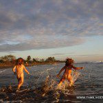 Corriendo por la playa