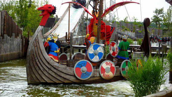 barco vikingo en Legoland Dinamarca