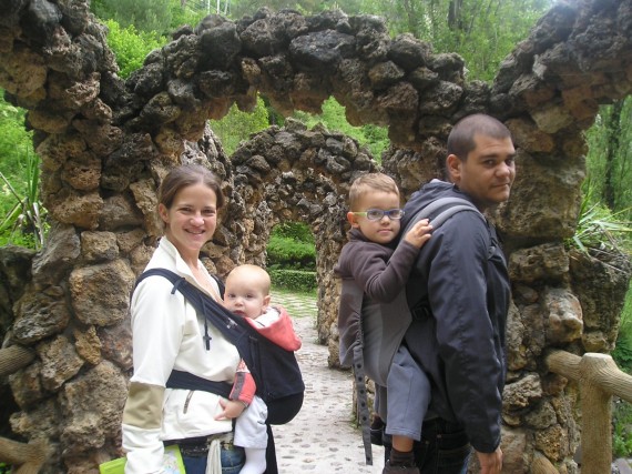 Dani. Foto tomada en los jardines de Artigas de Gaudí en la Pobla de Lillet