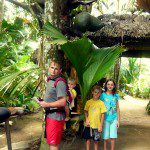 La familia de Nieves Muniente en las Islas Seychelles
