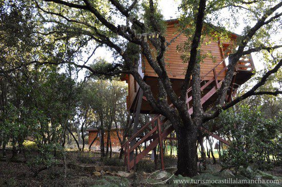 cabañas del ecolotge del PN de Cabañeros