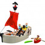 Barco pirata de madera de Jugar i Jugar Barco pirata de madera de Jugar i Jugar
