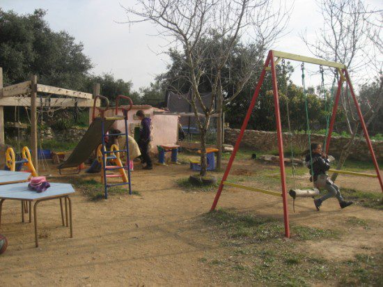 Parque infantil en Les Esplanes
