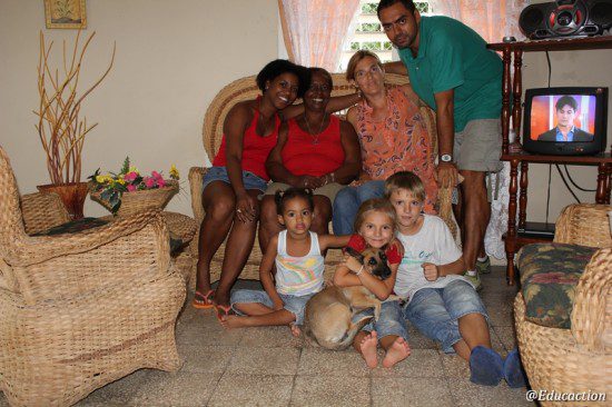 Con nuestra otra familia en Santiago de Cuba (Cuba)