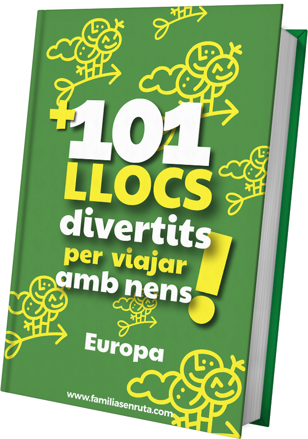 Portada del ebook 101 llocs divertits per viajar amb nens per Europa