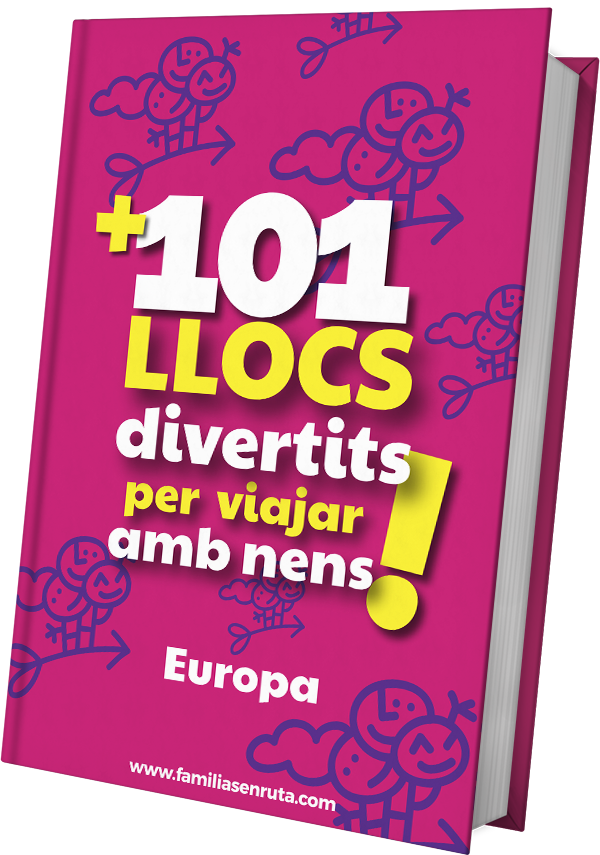 Portada del ebook 101 llocs divertits per a viajar amb nens per Europa