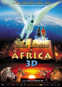 Película 3D. El viaje mágico de una niña a Africa