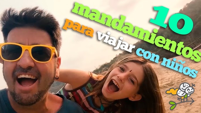 mandamientos para viajar con niños