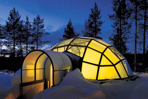 Bienvenidos al alucinante Hotel Igoo de Kakslauttanen de Laponia