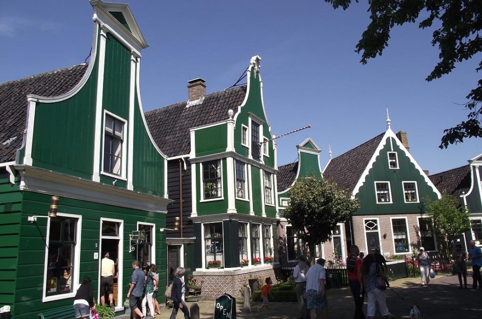 Casas típicas en Zaanse Schans.