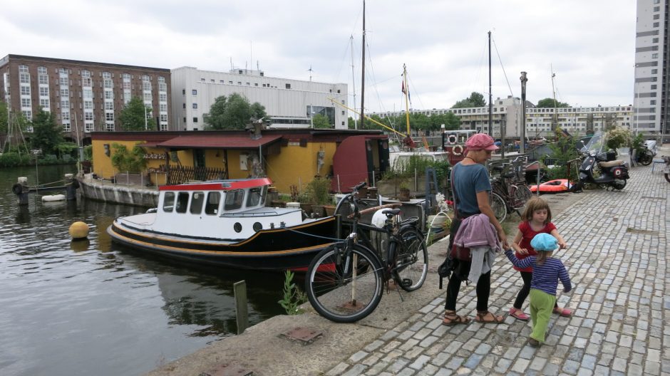 Vivir en un barco en Amsterdam