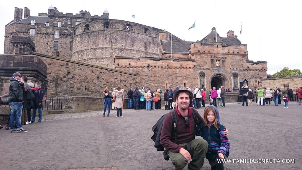 Edimburg Castle Escocia con niños