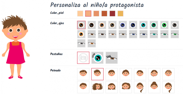 Personalización de cuento Ludobooks