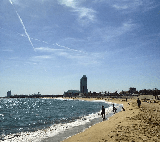 Playas de Barcelona. Bogatell