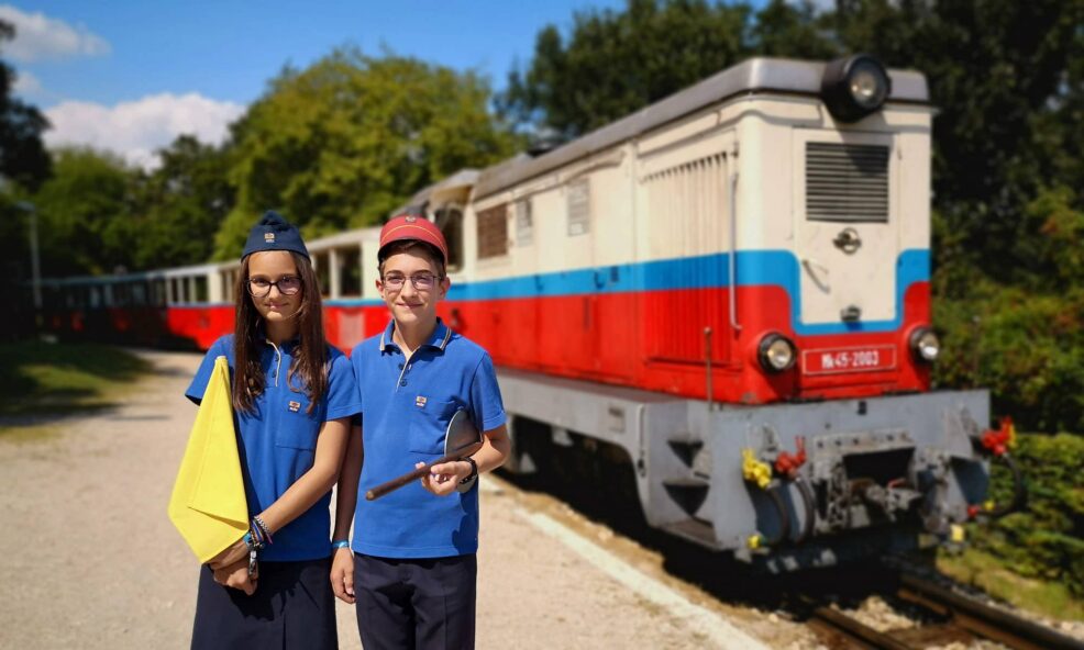 gyermekvasut Budapest con niños