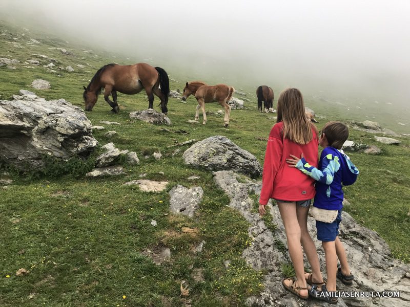 Vall de Nuria con niños