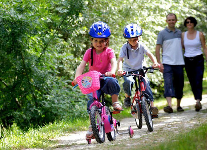 Prestamos de bicis gratuito para familias alojadas en Posada La Robla