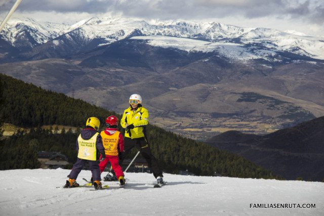 Pista de trineos  La Molina – Invierno