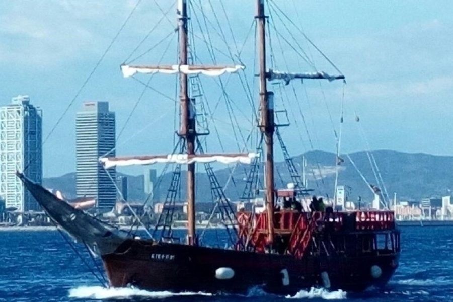 Barco pirata Barcelona