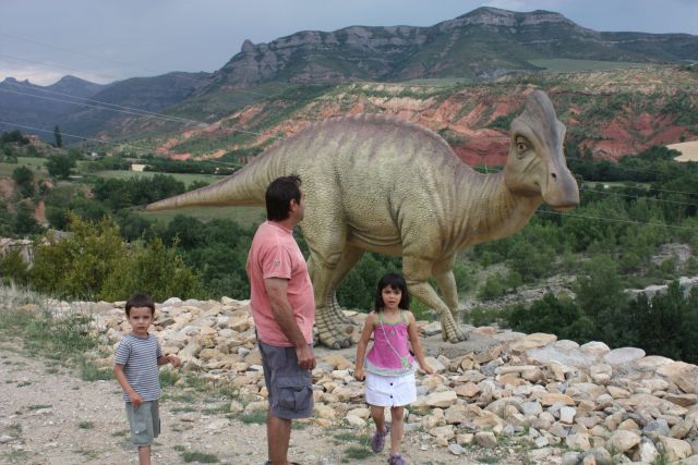 Museo de los dinosaurios de Aren. Ribagorza con niños