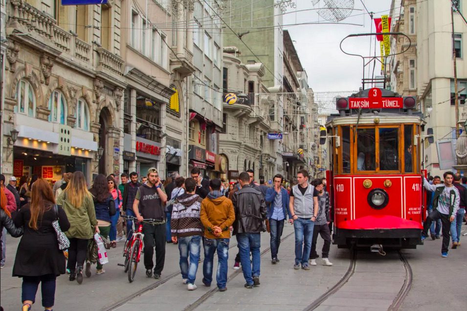 Calle Istikal Estambul shopping