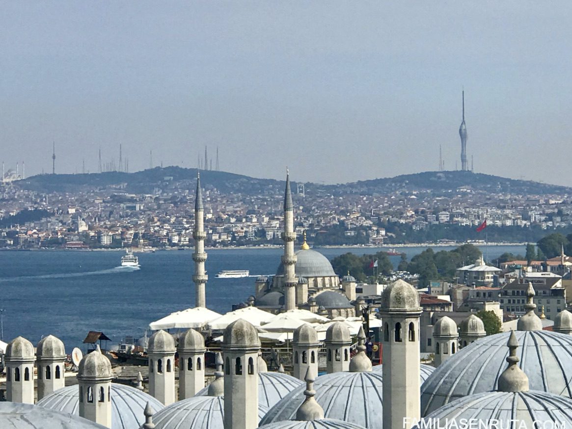 Mezquita Soleiman Estambul con niños