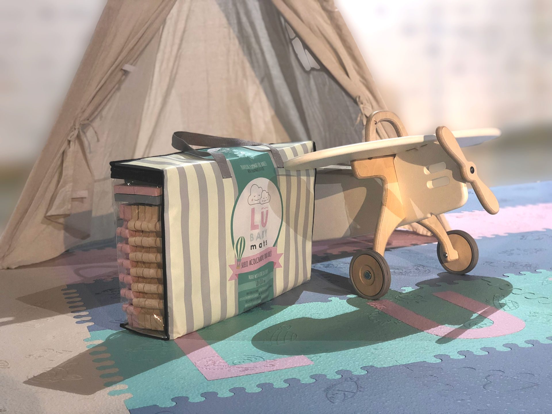 Mini Lü Babymats, la alfombra de juegos para bebés más viajera