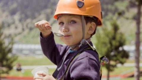 Montañismo con niños