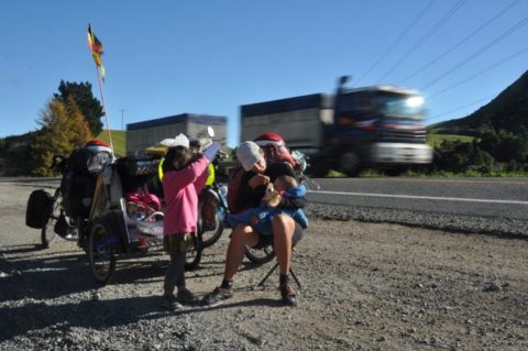 Entrevista a Mundubicyclette, dos años recorriendo el mundo en bicicleta con sus hijos