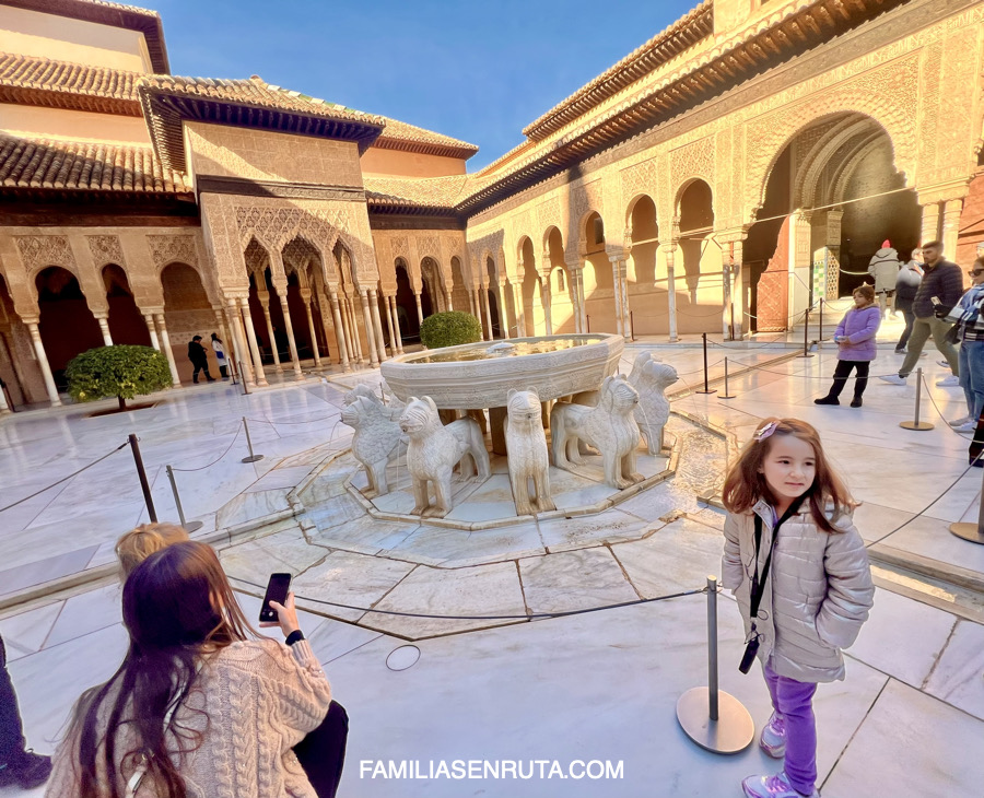 La Alhambra, en Granada con niños