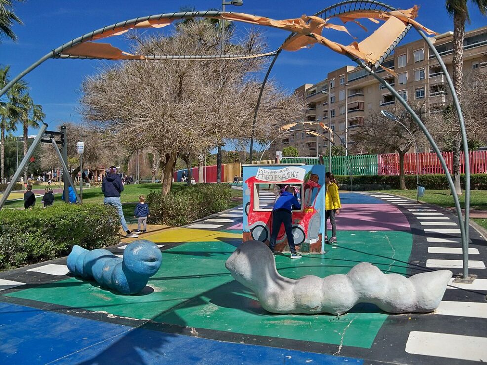 Parque Cine Málaga con niños