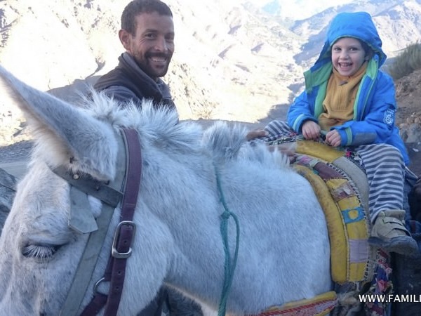 Marruecos Alto Atlas con niños