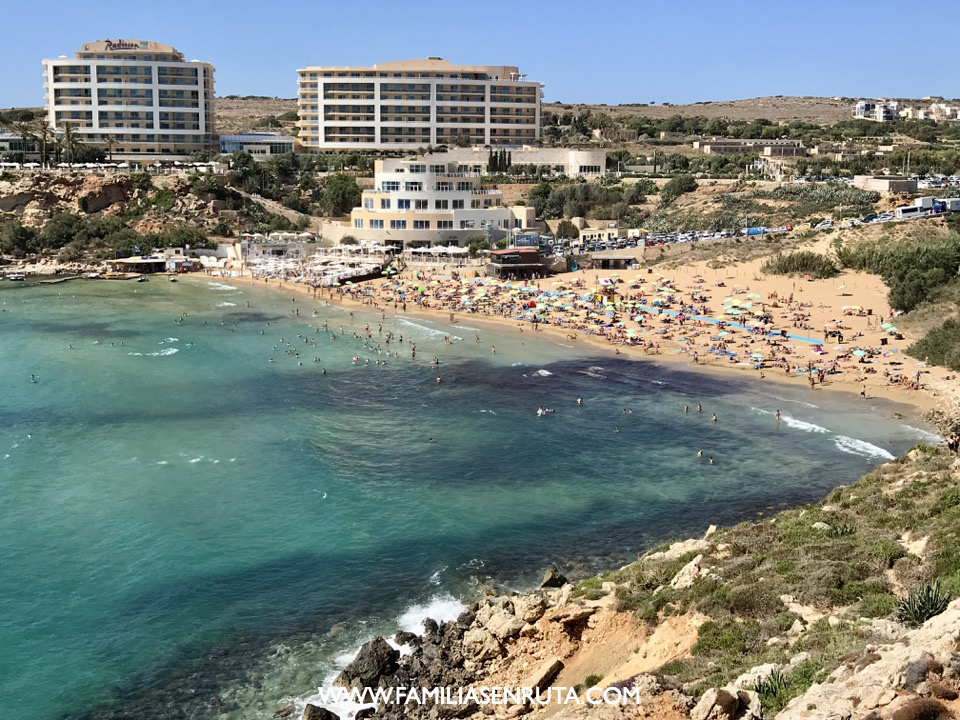 Mellieha Bay Beach Malta