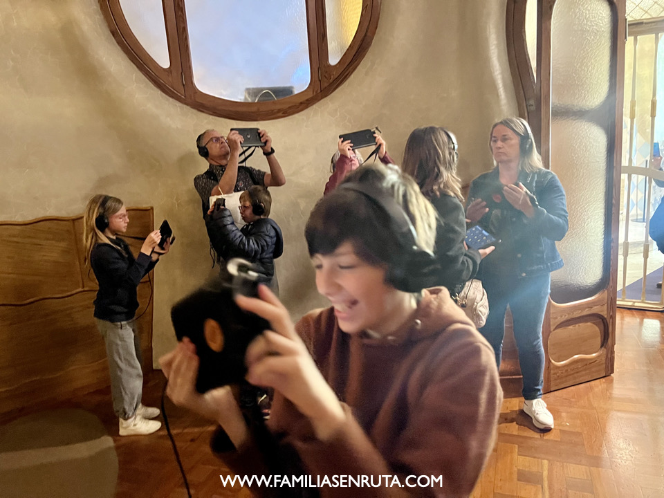 Vestíbulo. Casa Batlló con niños