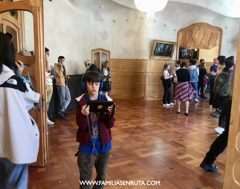 Casa Batlló con niños