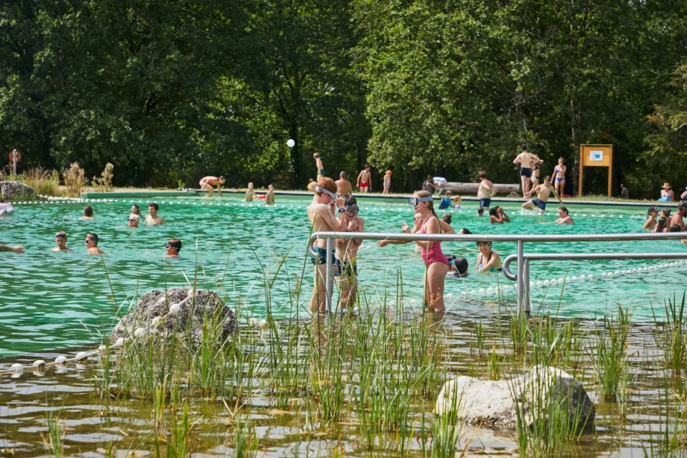 Vaee de Loira con niños piscinas