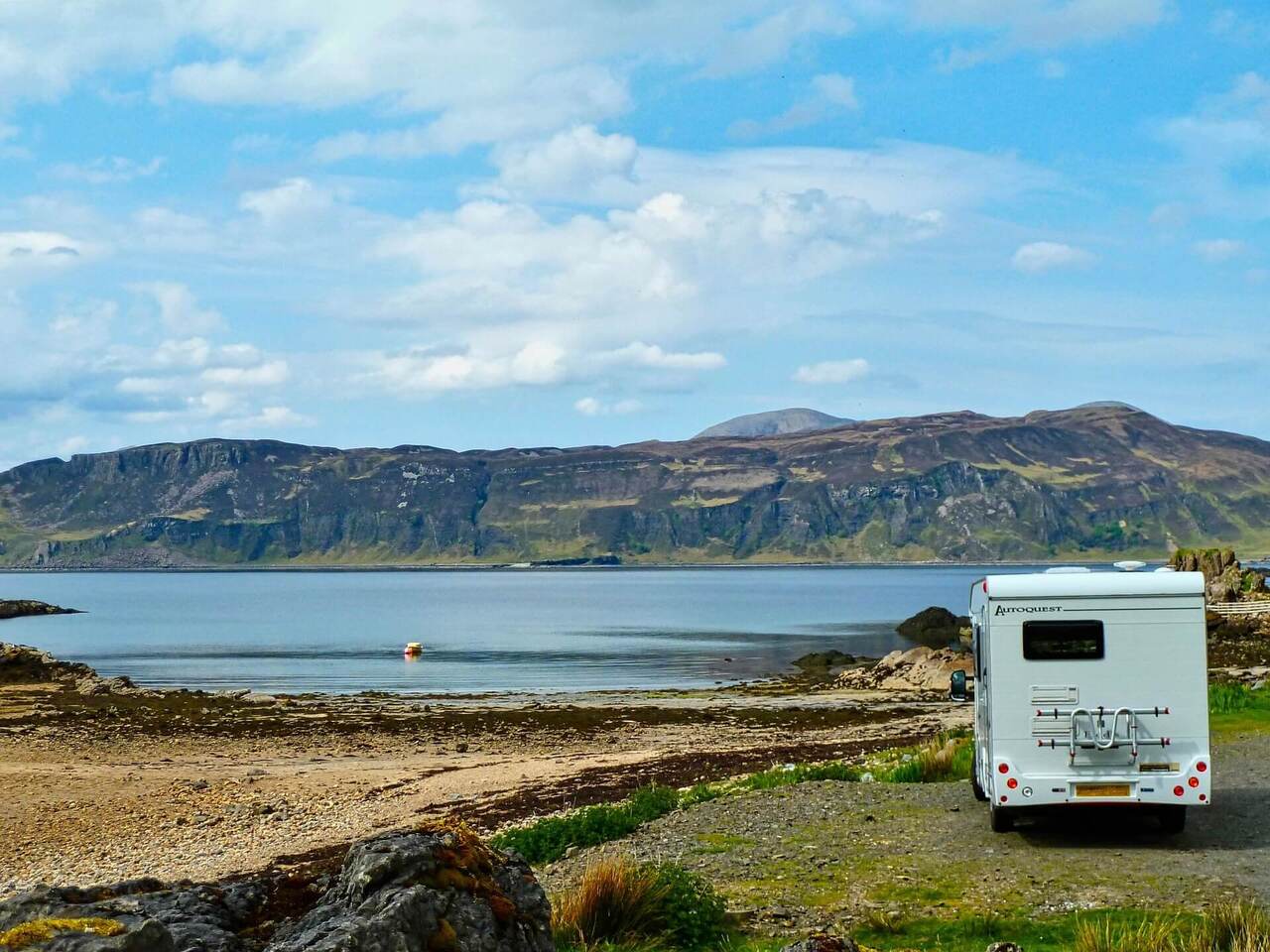 Autocaravana en Escocia con niños
