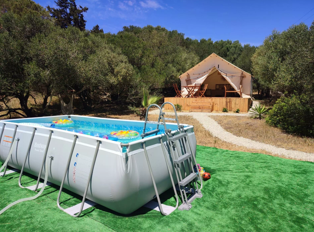 glamping para ir con niños