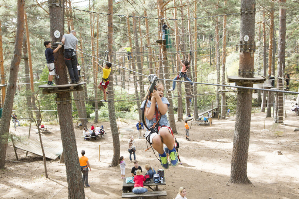 Excursiones un dia desde Madrid con niños Amazonia Abentura