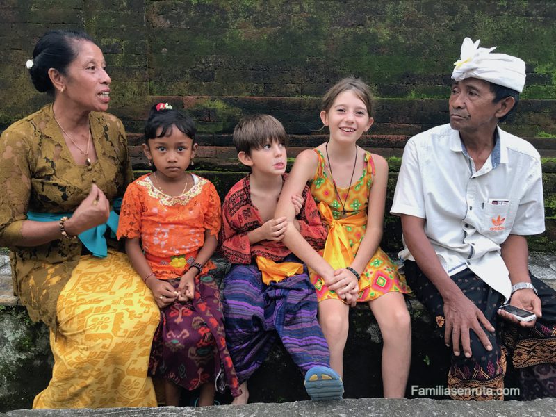 Seguro viaje familias en Bali